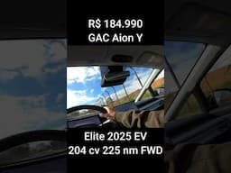 #festivalinterlagos R$ 184.990 GAC Aion Y Elite 2025 EV 204 cv 225 nm FWD
