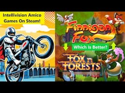 Evel Knievel & Finnigan Fox  Steam Demo Reviews  - Old Intellivision Amico Games Based On Old Games
