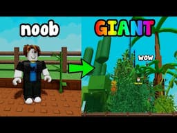 I Grew The Biggest Garden In Grow A Garden Roblox! Giant Plant From Every Seed!