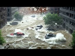 Extreme storm in Romania today! Flood and hailstorm cause havoc in Brasov