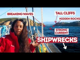 RISKING IT ALL! Sailing into the WORLDS MOST DANGEROUS HARBOR ENTRANCE!! Ep 403