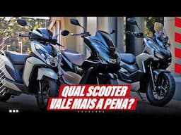 Scooters Honda em teste | Elite 125 x PCX 160 x ADV 160 — Qual é a melhor?