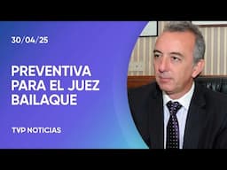 Prisión preventiva para el juez federal Marcelo Bailaque