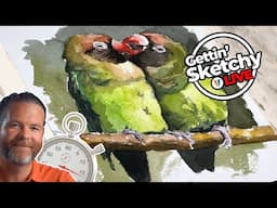 Watercolor Birds - Gettin' Sketchy