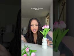 Is he not understanding he’s being ghosted because I’m too pretty 😭 #flowers #dating #nycgirl