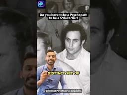 Do you have to be a psychopath to be a s*rial k*ller? #psychopath #mentaldisorder #truecrime