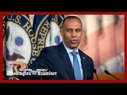 House Democratic leader Hakeem Jeffries holds a press conference