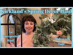 KIRKLAND'S SPRING DECOR 2025 HAUL + SIDEWALK SALE!