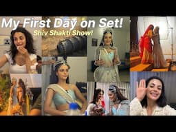 First Day On Set 📸: Shiv Shakti Shoot Vlog | BEHIND THE SCENES! fun, laughter & action!