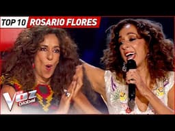 Lo MEJOR de ROSARIO FLORES en La Voz 💃