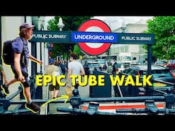 Walking the entire Circle Line in a day | Epic London Tube Walk (4K)