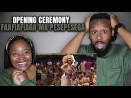American Couple First Time Seeing Faafiafiaga ma Pesepesega (Opening Ceremony - CHOGM2024)