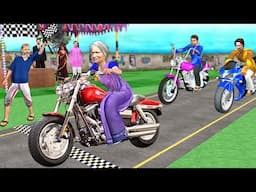 Budhiya Ki Sports Bike Riding Old Lady Win 10 Lakhs Prize Hindi Kahaniya Hindi Stories Moral Stories