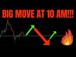 🔥 BIG MOVE AT 10 AM!! TSLA, SPY, NVDA, QQQ, ES, NQ, BTC, META, AMZN, MSFT, & GOOG PREDICTIONS!  🚀