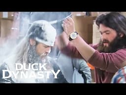 Willie and Jase Are Sent to do Charity Work After Pranking Each Other | Duck Dynasty