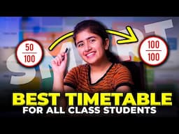 Best Study Timetable for Students 🎯 | Study Like a Topper!