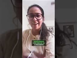 Mudita Bansal AIR 44 UPSC CSE Topper 2025 #shorts #upsccse #upsc2025