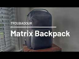 Troubadour Matrix Backpack Review - Great Tech Bag for the Office!