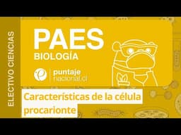 PAES | Biología | Características de la célula procarionte