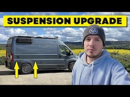 A quick campervan suspension lift! (Van Life UK)