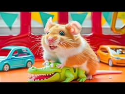 Hamster Escapes from the Robot Pet Maze | Hamster Maze