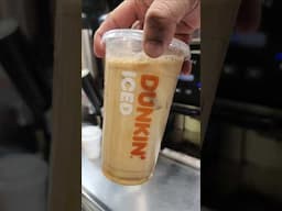 Dunkin Donuts Regular Caramel Iced Coffee With Cream And Sugar  @Dunkin-Donuts #coffee