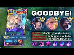 TOP GLOBAL SELENA vs TOP 1 GLOBAL HAYABUSA + REVAMPED KIMMY WITH CECILION (1v5) | SELENA BUILD -MLBB