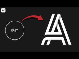 Letter A Logo Design in Illustrator | Easy Techniques for Beginners & Experts