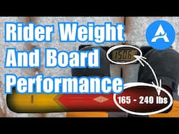 Board Design #8: Rider Weight Range And The Right Board Length