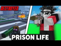 CAMPING Cops With BAZOOKA! - Roblox Prison Life