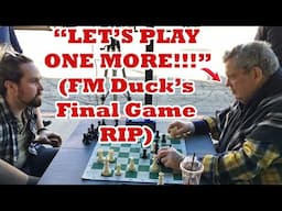 FM Mark The Duck's Final Game Ever Played On Coffee Chess