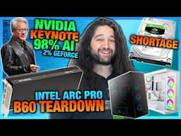 HW News - NVIDIA's 98% AI Plans, Storage Shortage from AI Use, Arctic Case, Intel B60 GPU