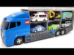 13 Type Cars Tomica☆Tomica opened and stored in the Okataduke convoy