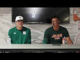AJ Ciscar & Daniel Cuvet | Postgame Press Conference | 4.19.25