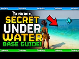 How To Build SECRET UNDER WATER BASE - GLITCH Tutorial - Palworld Feybreak Base Building Guide