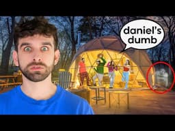 Overnight at HAUNTED Dome Houses (My Friends Didn't Believe Me...)