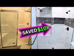 Bathroom Renovation In Under 8 Minutes!