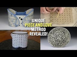 Piecing Textures for Great Pottery - NEW TECHNIQUE!