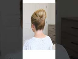 Hidden clip bun ✨ #hairstyles #hairtutorial #hairup #hair #haircare #updohairstyle