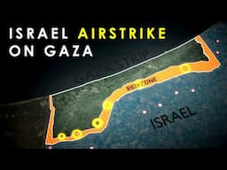 Why Israel Launched the Biggest AirStrike in Gaza? #israel #gaza