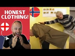 Englishman Reacts to... Norwegian Comedy Sketch - Ærlige Klær / Honest Clothing