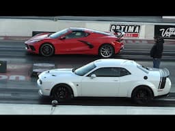 C8 Corvette vs Dodge Challenger Scat Pack