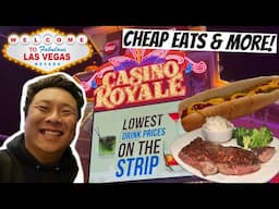I ate at EVERY RESTAURANT inside Casino Royale Las Vegas