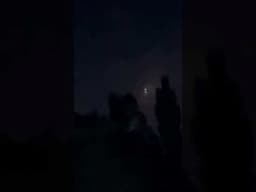 UFOs captured at Night Chile #shorts