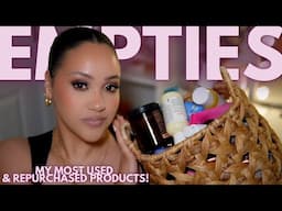 PRODUCT EMPTIES! 🗑️ | PRODUCTS I HAVE EMPTIED SINCE THE BEGINNING OF 2025! | AMY GLAM ✨