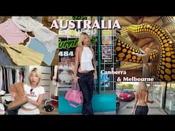 Lots of art, thrifting + Everything I bought in Australia (VLOG)