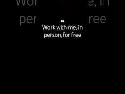 Work with me, in person, for free #fitness #motivation #health #tryout #free