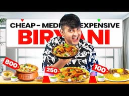 Trying Cheap Medium Expensive Cloud Kitchen Biryani