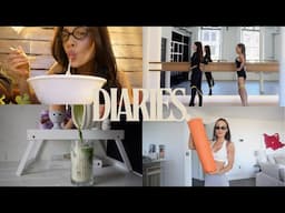 weekly diaries! back to routine, workouts & a giveaway!!!