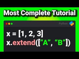 The Most Complete Tutorial on Python Lists